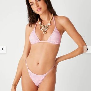 Frankie’s Bikini x PAMELA ANDERSON Zeus Cheeky Bikini Bottom and Top Set